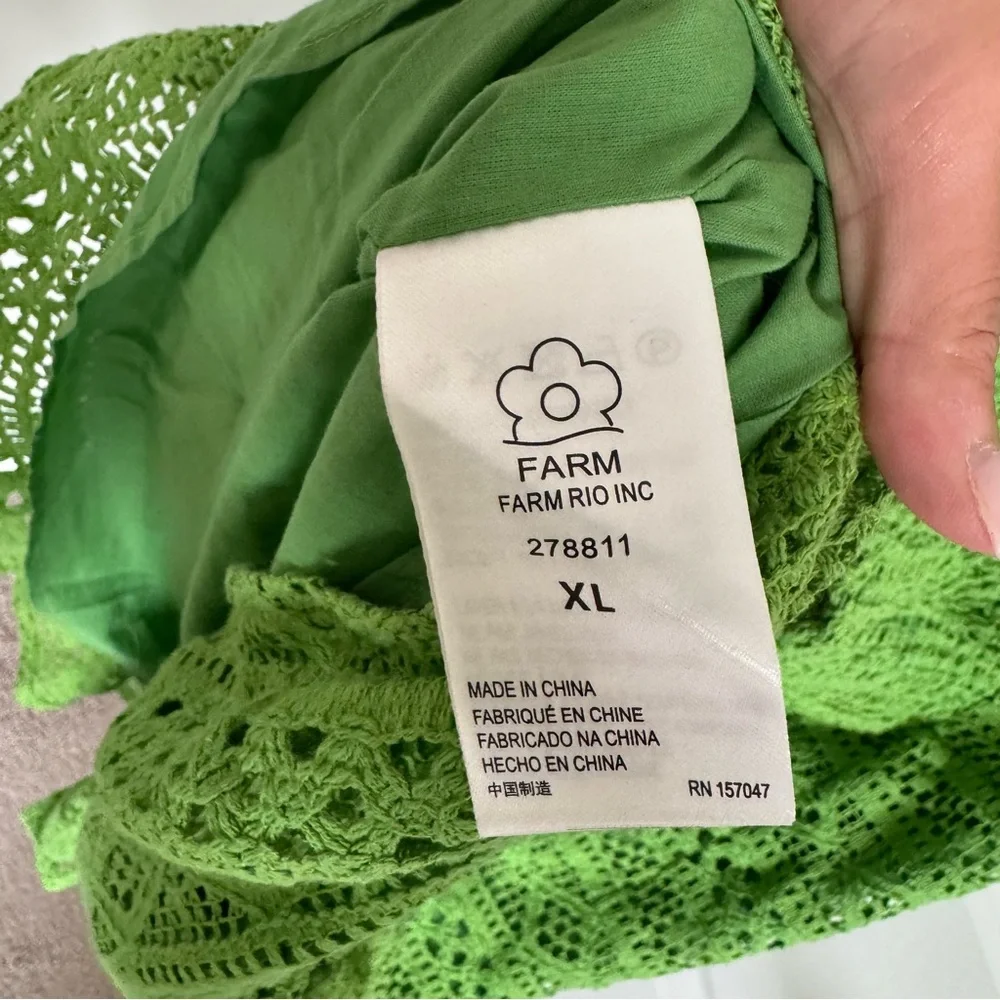 FARM Rio Green Backless Dress - Picture 5 of 6
